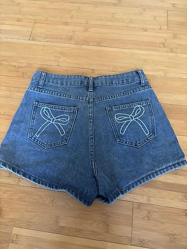 roller ucun uşaq şortları: Komplekt: cins şort + T‑shirt - Cins şort - Rəng: klassik mavi — 1