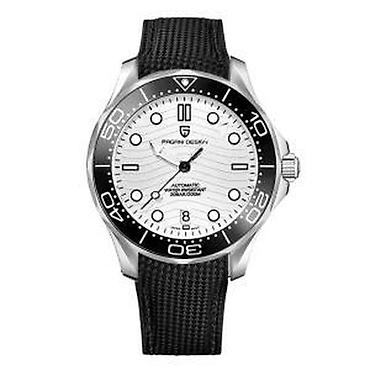 Ručni satovi: PAGANI DESIGN PD-1685 - 42mm - Bela - Omega Homage Potpuno nov muški — 7