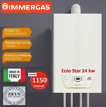 Yeni Kombi İmmergas 24 kVt, Pulsuz çatdırılma, Ödənişli quraşdırma, Zəmanətli — 8