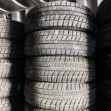 165 60 14: Шины 185 / 65 / R 15, Зима, Б/у, Комплект, Легковые, Япония, Bridgestone — 1