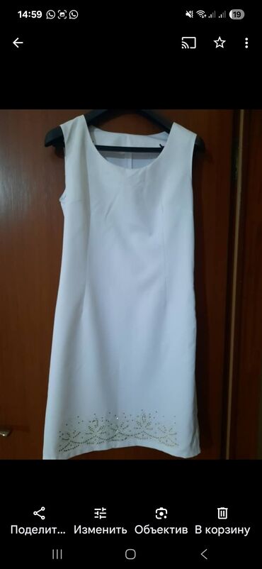 Вечерние платья: Вечернее платье, Классическое, Длинная модель, Креп, Без рукавов, M — 10