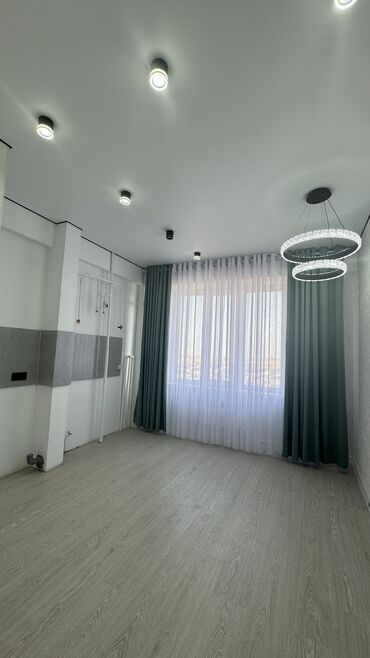 мейманкана город ош: 1 комната, 41 м², Элитка, 12 этаж, Евроремонт