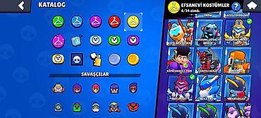 kohne adidas: Brawl Stars hesabı – yüksək səviyyəli kolleksiya və kupalar.Real — 6