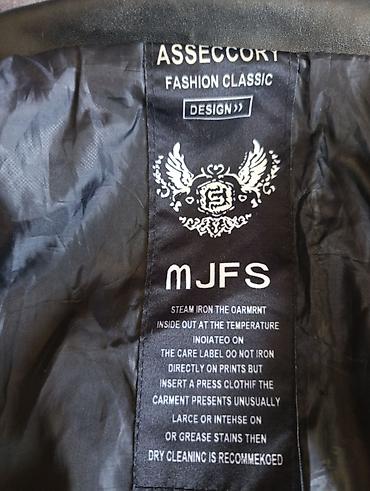 dəri kurtkalar kişi: Qara kişi gödəkçəsi – MJFS, “ASSECCORY Fashion Classic Design” — 3