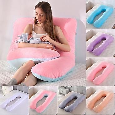 Подушки: Подушка для сна полного тела (body pillow) - Форма: U-образная или — 6