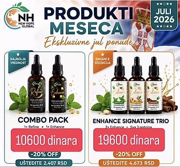 baletanke devojcice: NH New Hope Global – Produkti meseca (jul 2026) - Combo Pack: 1x — 1
