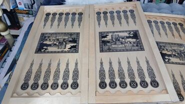 Sandıqlar: Dekorativ taxta qutu – “Baku” temalı - Material: təbii taxta, üst — 10