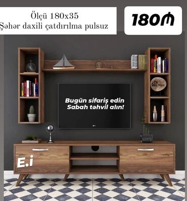 Taburetlər: *TV stend / TV altlığı 180AZN💥* ✔️Rəng seçimi var ✔️ *Şəhər daxili