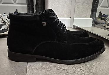 Ботинки: Ботинки-челси Brooman, черные. Замша, мех. Куплены за $200, носились 1 — 4