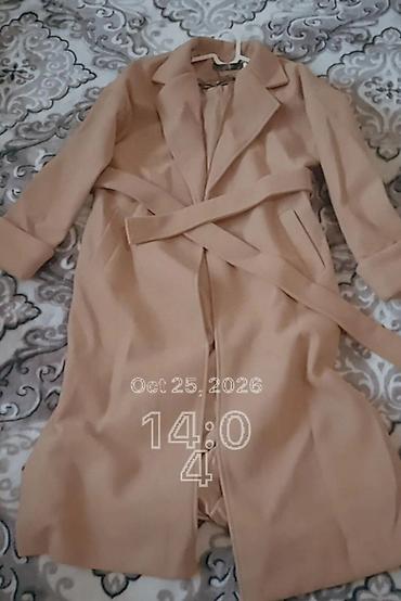 max mara: Пальто, Халат, Осень-весна, Стеганый, По колено, С поясом, XL — 3