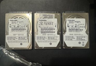жесткий диск для ноутбука hdd: Накопитель, Новый, Toshiba, HDD