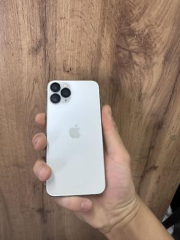 Техника и электроника: IPhone 11 Pro, Б/у, 64 ГБ, Серебристый, 78 % — 1