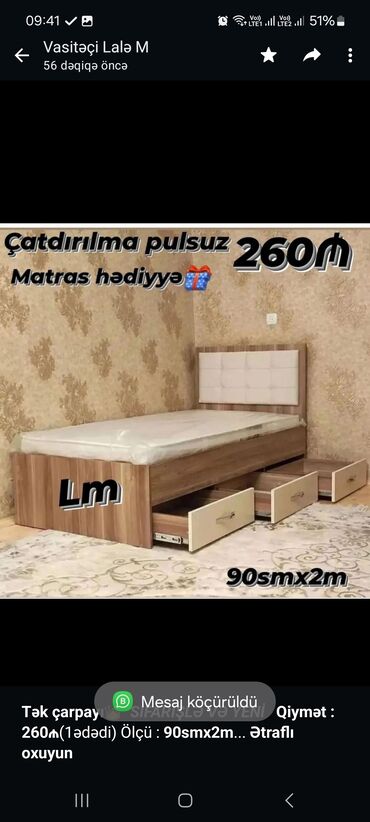 2 спальная кровать: Birnəfərlik, Bazalı, Pulsuz matras, Siyirməli, Digər xammal istehsal ölkəsi