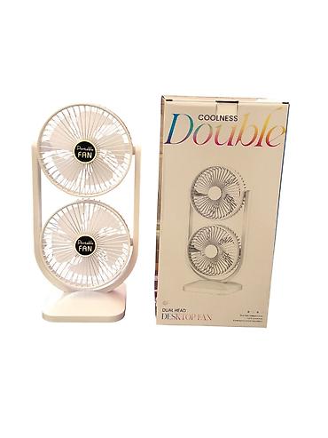 vintilyatır: Masaüstü 2 Başlı Sərinkeş Double Coolness Dual Fan . ❄️ Sərinlik artıq — 5