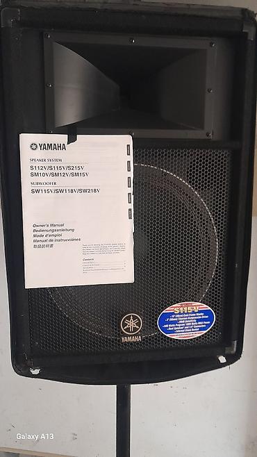 sesucaldan: Dynacord PowerMate 1000/1600 gücləndiricili mikser + Yamaha S115V — 3