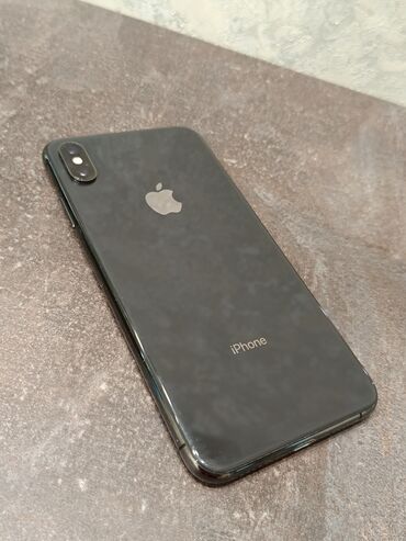 телефоны айфон xs: IPhone Xs Max, Б/у, 256 ГБ, Черный, 76 %