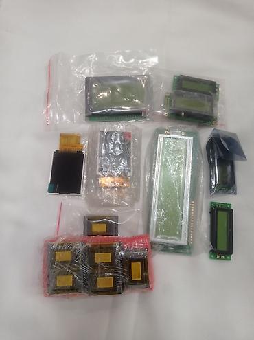 arduino: Elektron layihələr üçün müxtəlif tipli displey modul dəsti. Tərkib: - — 1