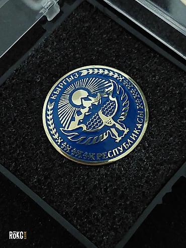 Искусство и коллекционирование: Эксклюзивный значок «Герб Кыргызской Республики» (Ручная работа) — 1