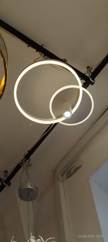 Led Çılçıraq, 2 lampa, Metal