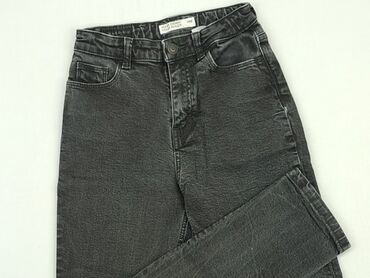 jeansy z zamkiem z tyłu: Джинси, 13 р., 158, стан - Хороший