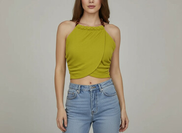 lniany t shirty hm: River Island, Топ жіночий, розмір M