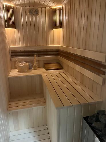 qapi ustu asmalar: Sauna tikintisi sauna lipa taxtası sauna materialları sauna — 2