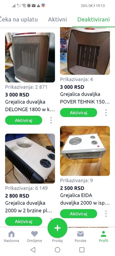 Kaloriferi: Grejalica MIDEA 2000 w
 Mirjevo — 14