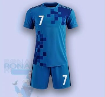 Köynəklər: Məhsul: Futbol forması dəsti - Rəng: Mavi tonlarda, tünd mavi