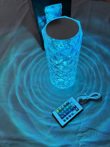 Рабочие настольные лампы: Светильник Светодиодная кристаллическая настольная лампа роза — 6