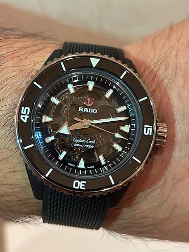 renos saat: RADO Captain Cook Automatic Skeleton — Original Swiss Made Cəmi 5 ay — 1