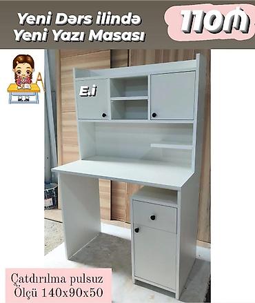 tel masa: Düz masa, Stulsuz, Polkalı, Siyirməli — 1