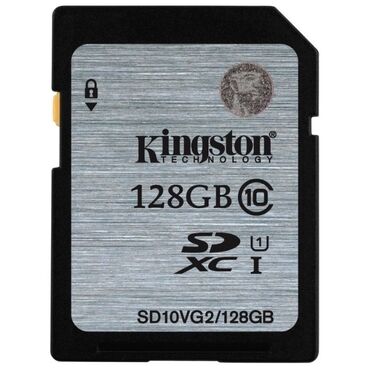 Значки: Карта памяти kingston sd 10 vg 2/ 128gb