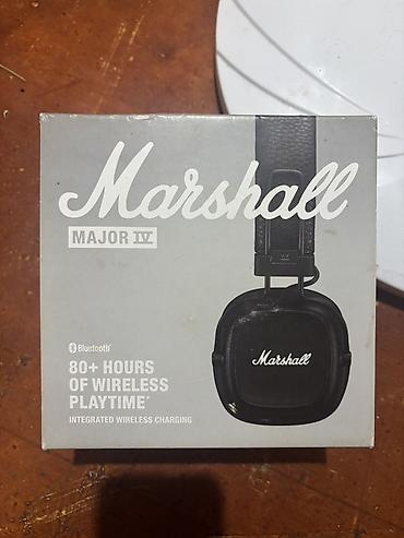 Qulaqcıqlar: Marshall Major IV Bluetooth qulaqlıq - 80+ saatadək simsiz istifadə — 2