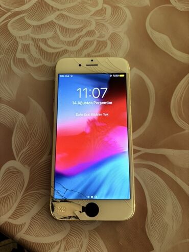 IPhone 6, 16 GB, Qızılı, Qırıq