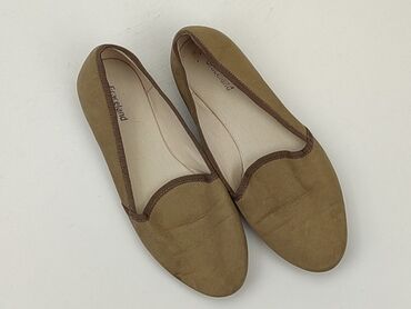 jeansy damskie jasne z wysokim stanem: Flat shoes for women, 37, condition - Good