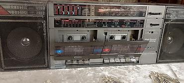 mikrofon qiyməti: Sharp GF-550 portativ stereo sistem – retro “boombox” Xüsusiyyətlər — 1
