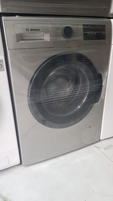 mp4 yükle: Bosch ön yükleməli paltaryuyan maşın - Rəng: metalik/gümüşü korpus