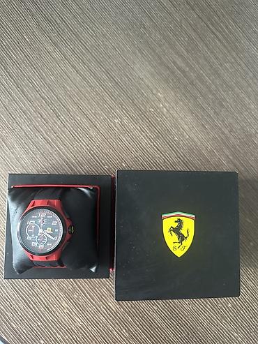 Ferrari: Ferrari Scuderia kişi qol saatı - Rəng: qırmızı-qara - Korpus: idman — 1
