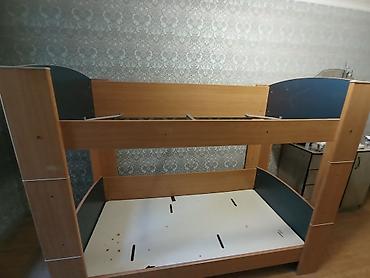 Двух ярусный можно разделить по одному Двухъярусная кровать из at lalafo.kg Двух ярусный можно разделить по одному Двухъярусная кровать из