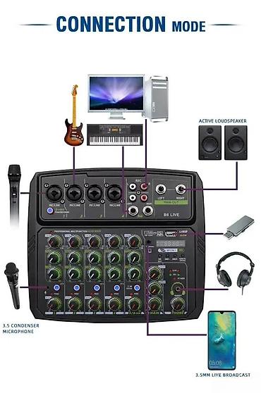 Pojačala i prijemnici: MIKSETA 4 KANALA BLUETOOTH USB BESPLATNA DOSTAVA | Odlična mala — 6