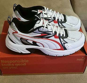 jordan kişi krossovkaları: Puma Milenio Tech ağgümüşübejiviy rənglərin qarışığıdır — 4