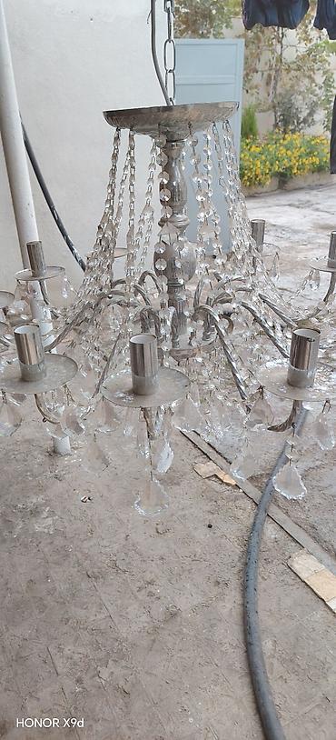 ucuz lusturlar: Çılçıraq, 10 və daha çox lampa, Metal — 2