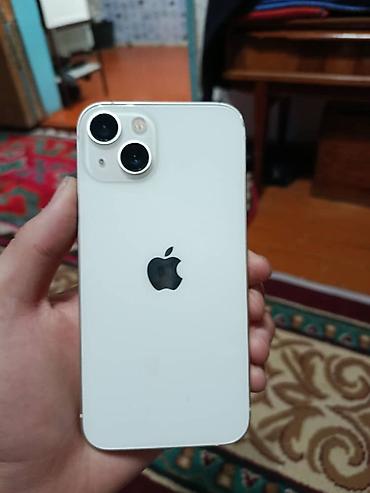 деревянные чехлы: IPhone 13, Б/у, 128 ГБ, Белый, Защитное стекло, Чехол, Коробка, 86 % — 1