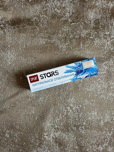 dispensor: SPLAT STARS diş məcunu – “Təbii Ağardıcı” seriyası, 3 adet var. - — 1