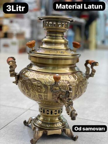 Samovarlar: Yeni Od Samovar, 3 l, Ünvandan götürmə, Ödənişli çatdırılma