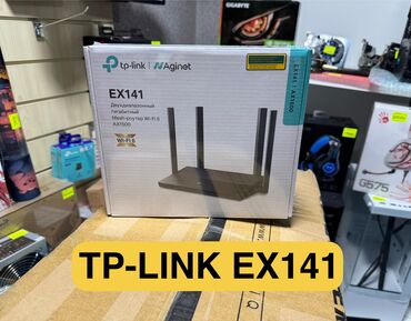 Модемы и сетевое оборудование: Гигабитный вайфай роутер TP-LINK EX141. ✅ Новый, запечатанный. Месяц