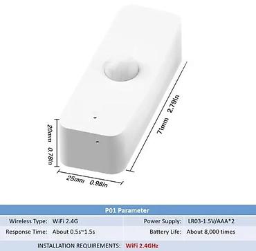 aku detektor metala: TUYA SENZOR POKRETA | Senzor pokreta za tuya aplikacijom WiFi senzor — 3
