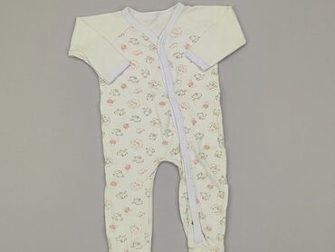 pajacyk niemowlęcy biały: Pajacyk, 3-6 m, stan - Dobry