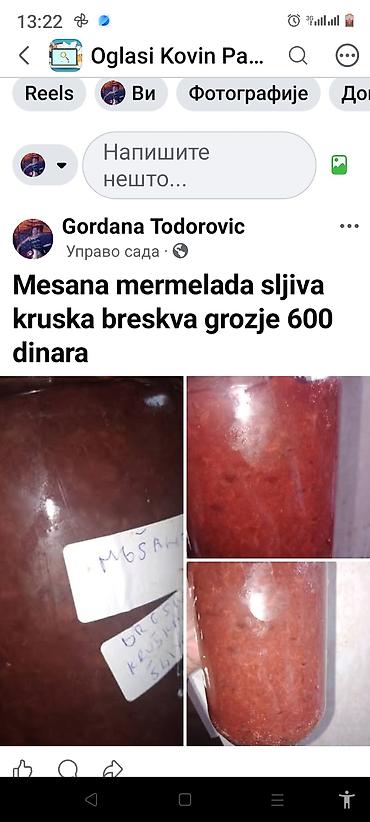 ikea garniture: Mešana domaća marmelada – šljiva, kruška, breskva i grožđe. Opis: - — 1