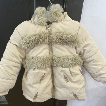 форза хоризон 4 на пс4: Uşaq üçün qız jaketi - Rəng: krem/bej - Qalın, isti qış modeli - Ön